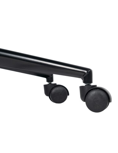 Cadeira de escritório em couro sintético marrom...