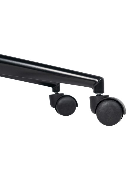 Cadeira de escritório em couro sintético marrom Tissiana.