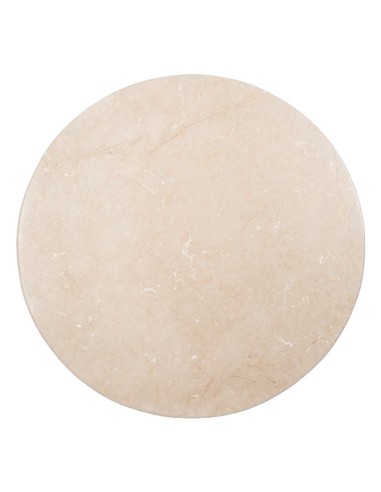 Mesa redonda ALCAUFAR em madeira e mármore...