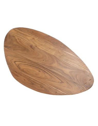 Conjunto YOAN de 2 mesas laterais em madeira de...