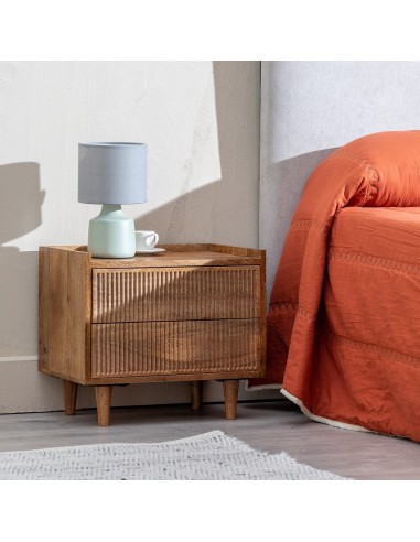 Mesa de cabeceira Beyla Mango 45 x 30 x 40 cm.
