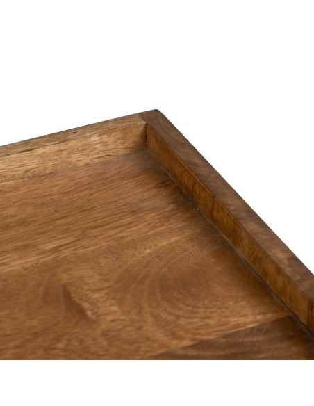 Mesita de noche Beyla de madera de Mango 45 x 30 x 40 cm.