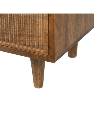 Mesita de noche Beyla de madera de Mango 45 x...
