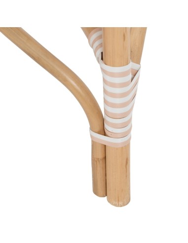 Silla FANTINE de ratán en beige.