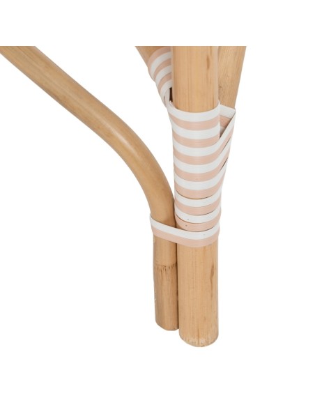 Silla FANTINE de ratán en beige.