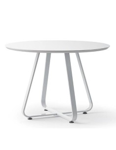 MESA redonda moderna KATI 110, branco