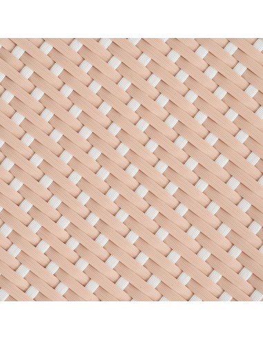 Mesa redonda FANTINE em rattan com acabamento...