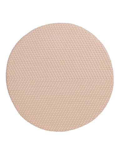 Mesa redonda FANTINE de ratán con acabado beige...