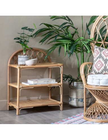 Prateleira em rattan ORMELA com acabamento...