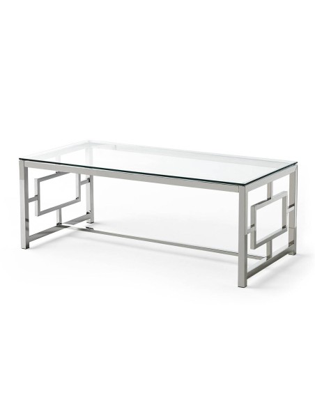 MESA DE CENTRO Geo 120, vidro, aço MESA DE CENTRO Geo 120, vidro, aço