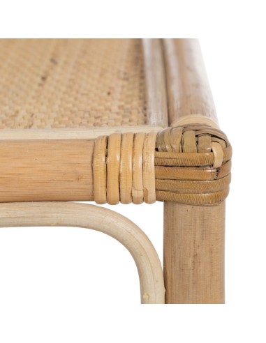 Estantería ORMELA de ratán con acabado natural...