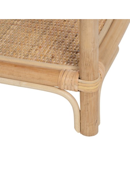 Estantería ORMELA de ratán con acabado natural 60 x 41 cm.
