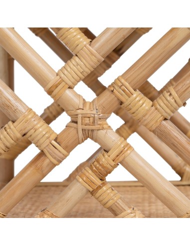 Mesa de cabeceira REXIT em rattan natural 45x...