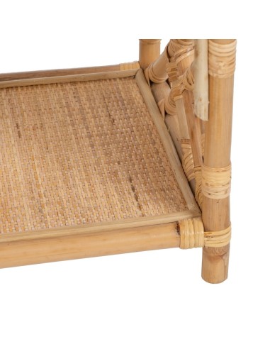 Mesa de cabeceira REXIT em rattan natural 45x...