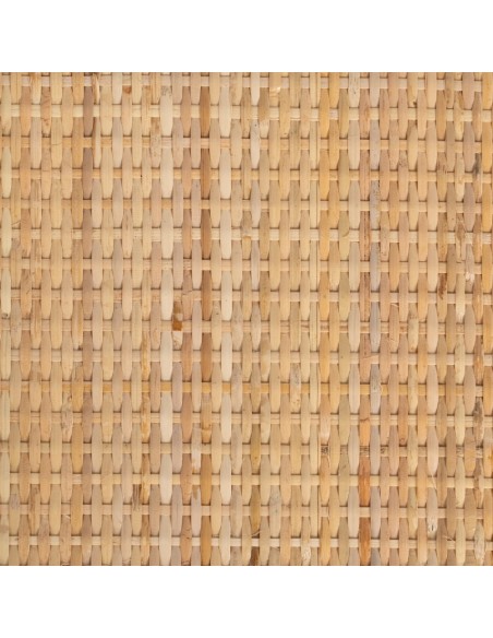 Mesa de cabeceira REXIT em rattan natural 45x 35 cm.