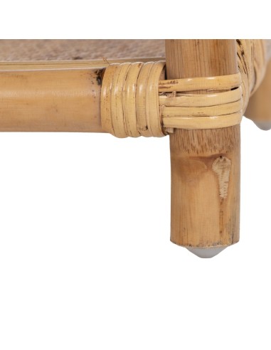Mesa de cabeceira REXIT em rattan natural 45x...