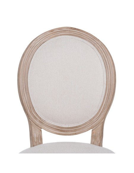 Silla de madera DUQUESA en color beige.