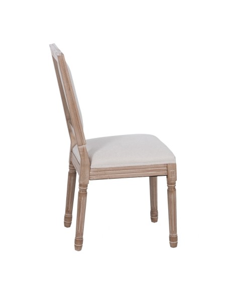 Silla de madera EPOQUE en color beige.