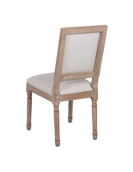 Silla de madera EPOQUE en color beige.