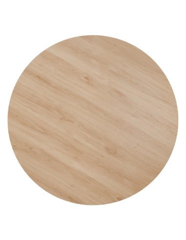 Mesa redonda Marea 120, patas metal crema.