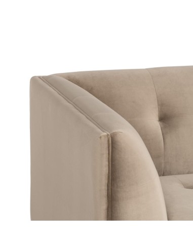 Sofa FLOR 3 plazas de diseño en terciopelo...