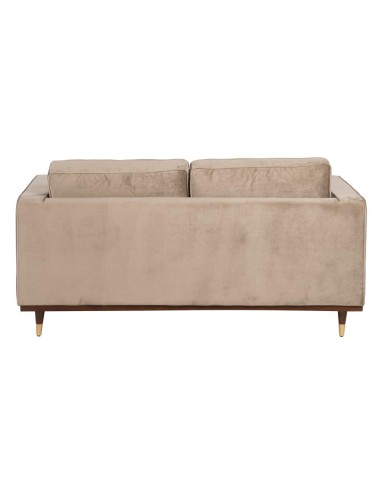 Sofá LEQU de 2 lugares em veludo champanhe 172...