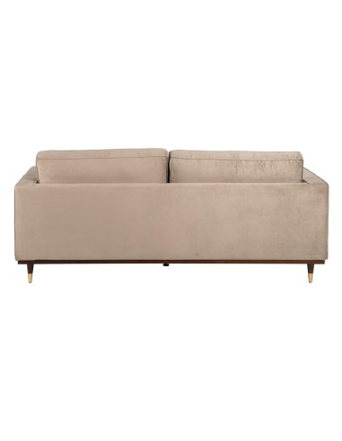 Sofá LEQU 3 plazas en terciopelo champán  215 x...