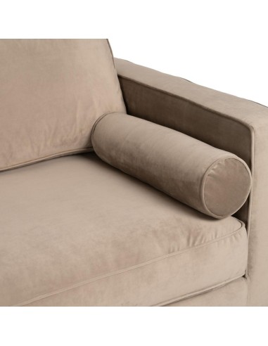 Sofá LEQU 3 plazas en terciopelo champán  215 x...
