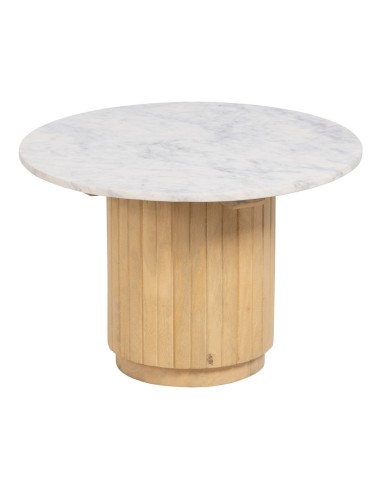 Conjunto Yoana de 2 mesas laterais em madeira...