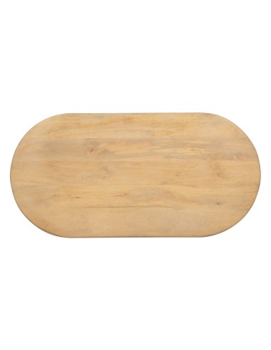 Mesa de centro NEALY de madera de mango natural...