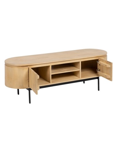 Mueble de tv LICIA, 2 puertas de madera de...