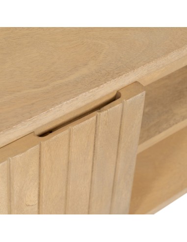 Mueble de tv LICIA, 2 puertas de madera de...