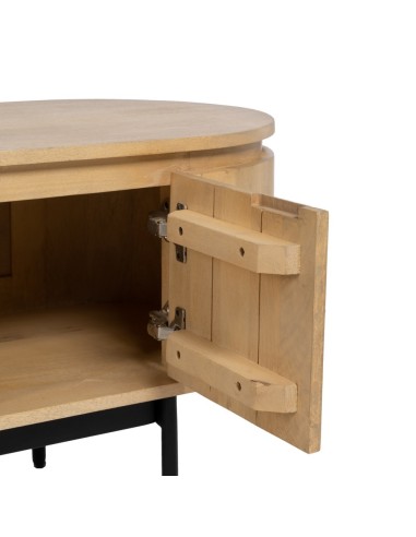 Mueble de tv LICIA, 2 puertas de madera de...