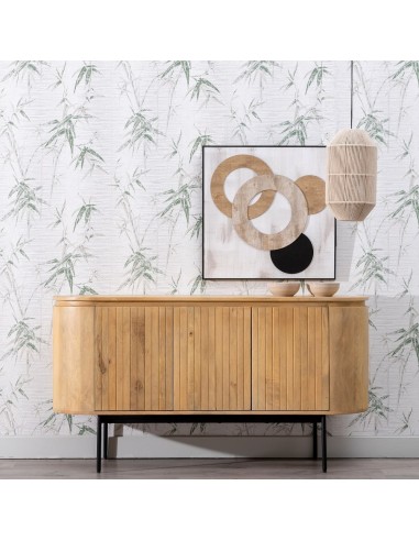 Aparador LICIA com 2 portas em madeira maciça...