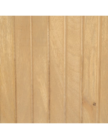 Aparador LICIA 2 puertas de madera maciza de mango y metal pintado negro 140 x 40 cm.