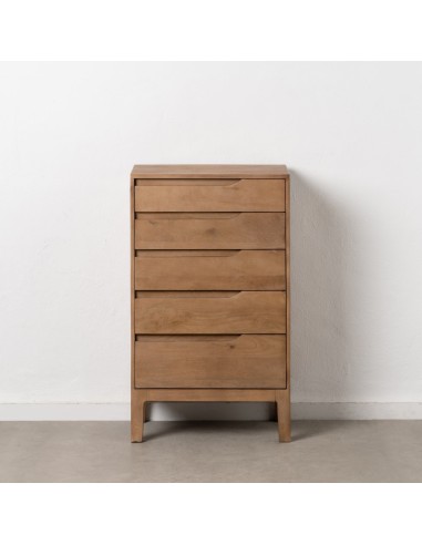 Cómoda VEDRANA 5 cajones de madera de mango 60 x 100 cm .