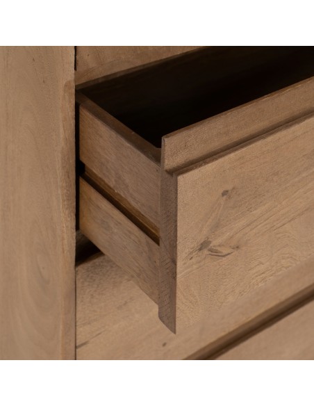 Mueble auxiliar VEDRANA madera de mango 60 x 44 x 180 cm.