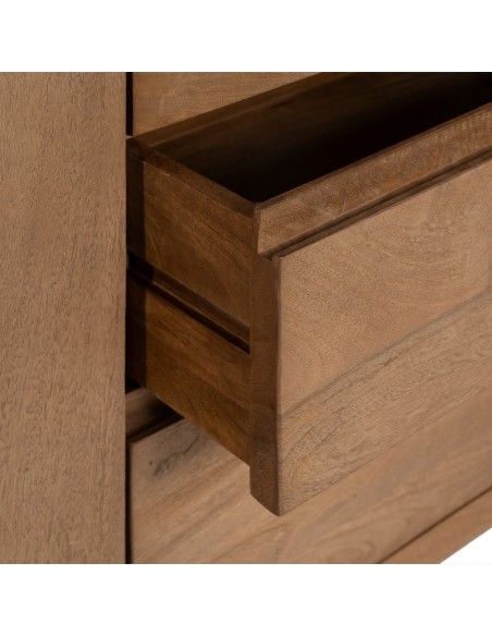 Aparador VEDRANA 2 puertas,3 cajones en madera de mango 193 x 87 cm.