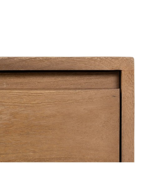 Mesita de noche VEDRANA 2 cajones de madera de mango 40 x 65 cm.