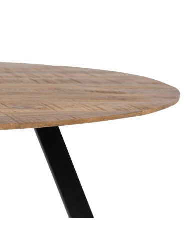 Mesa redonda SHANELLE de madeira com pés de...