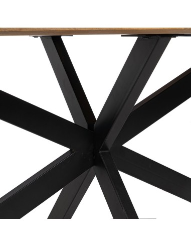 Mesa redonda SHANELLE de madeira com pés de...