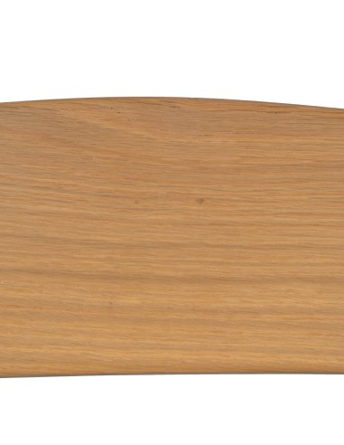 Silla ANALY de madera de olmo y asiento de ratán.