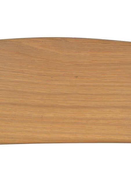 Silla ANALY de madera de olmo y asiento de ratán.