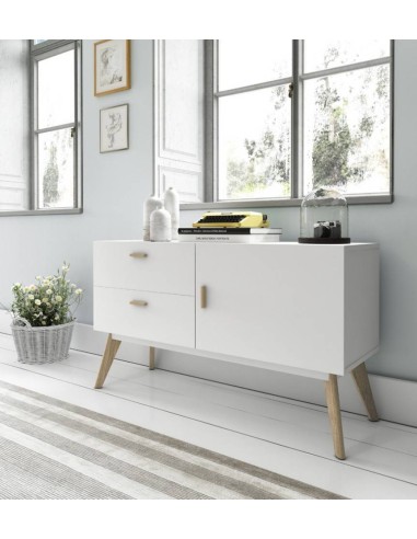 APARADOR NORDICO WEST 120x40, blanco