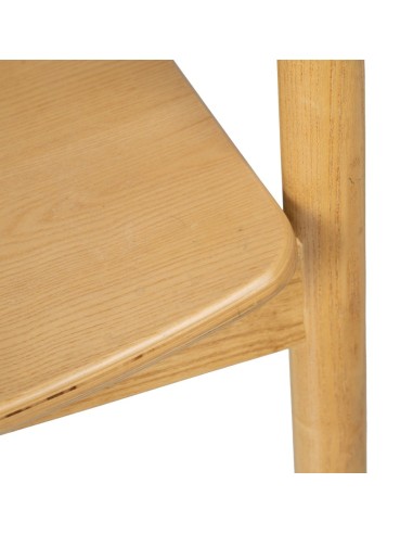 Silla rustica YDALIA de madera maciza de olmo...