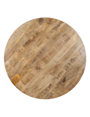 Mesa redonda ARGO 130 de madera y patas de...