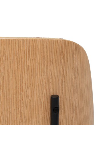 Cadeira BENILDA laranja, folheado a MDF...