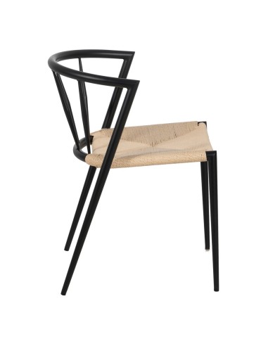 Silla de diseño ANALY de metal con acabado...