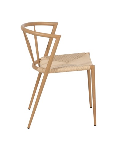 Silla de diseño ANALY de metal con acabado...