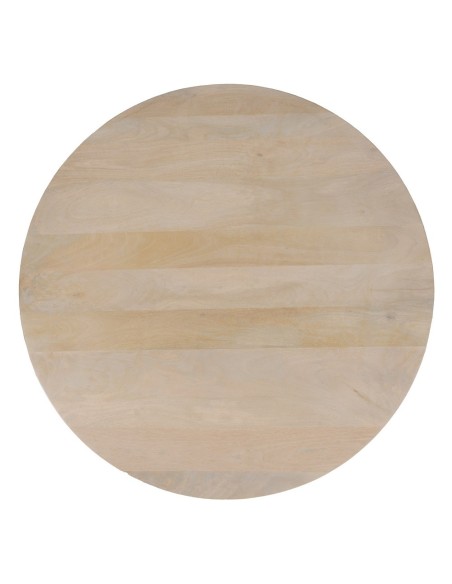 Mesa de centro em madeira de mangueira branqueada MACARELLA 90 x 40 cm.